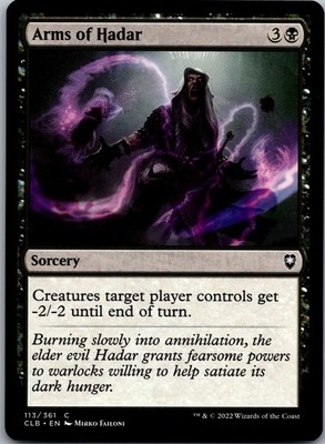 Arms of Hadar 113 Commander Legends: Battle for Baldur's Gate MtG LP