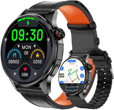 Smart Watch for Men Built-in GPS with Map(Answer/Make Call/Text), 1.46'' AI Smart