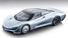 Tecnomodel T18-EX08A 1/18 McLaren Speedtail Geneva AutoShow 2019 Ice Silver