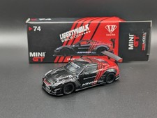 1:64 MINI GT LB WORKS Nissan GTR R35 Advan #74