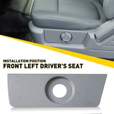 Gray For 2011-2014 Ford F150 F-150 Seat Cover Trim Panel Bezel Left Driver Side Gray For 2011-2014 Ford F150 F-150 Seat Cover Trim Panel Bezel Left Driver Side