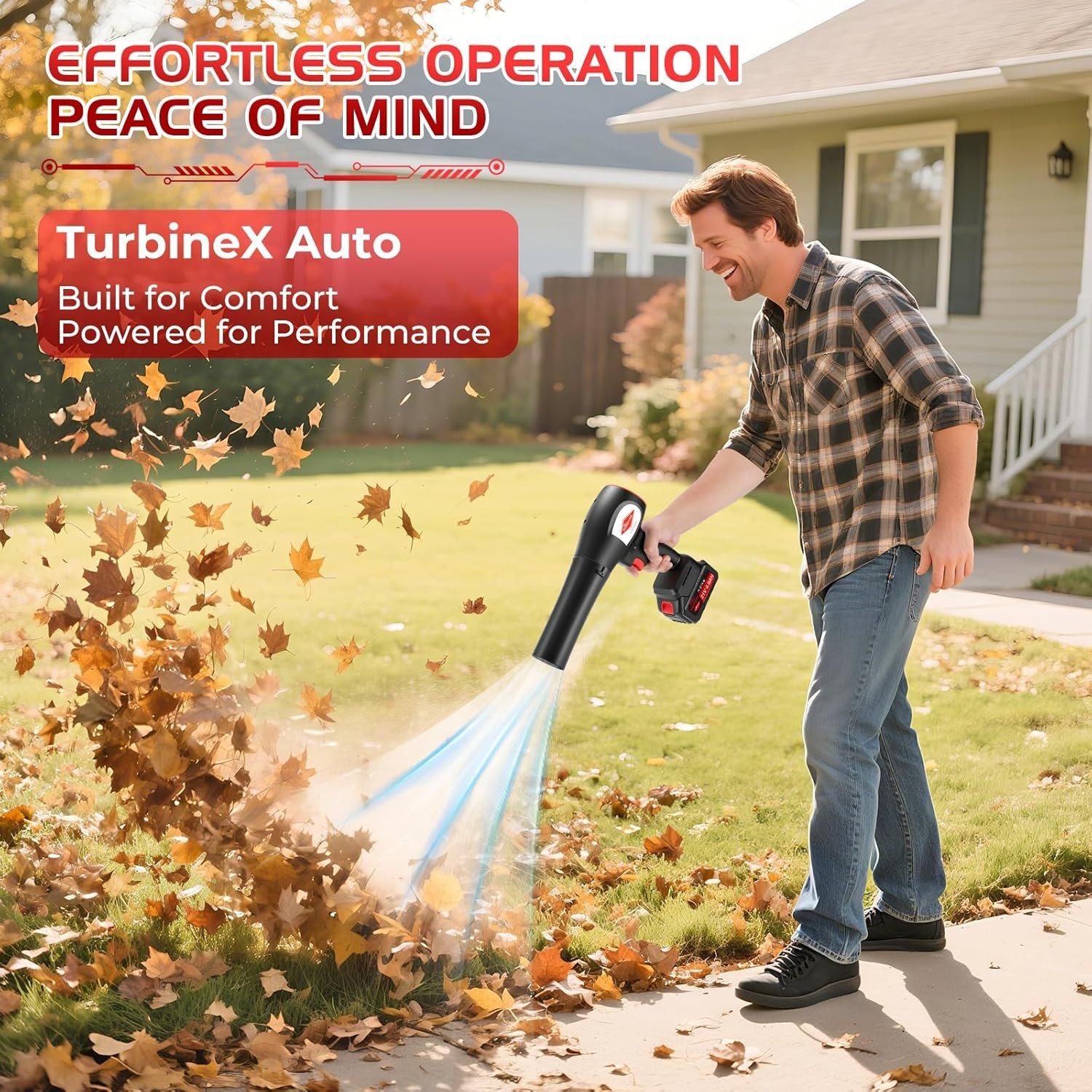 Leaf Cordless with Battery and Charger, 1000,000 RPM,One-Touch Lock Mode, Lig...