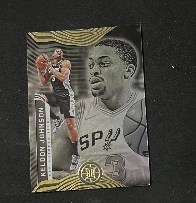 2021-22 Panini Illusions - Keldon Johnson #86 Trophy Collection Emerald