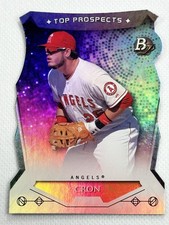 2014 Bowman Platinum TP-CC C.J. Cron RC Rookie Foil Top Prospects Die Cut Angels