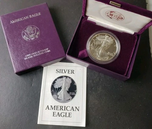 1987 S Proof $1 American Silver Eagle Dollar