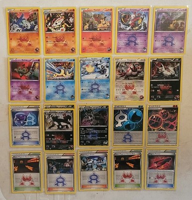 2015 Pokemon TCG Team Magma & Team Aqua Stamped Lot - 21 Cards - LP