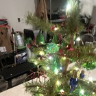 Artificial Pre-Lit Tabletop Christmas Tree w/ Angel Topper, 24”tall x 15”wide — photo 8