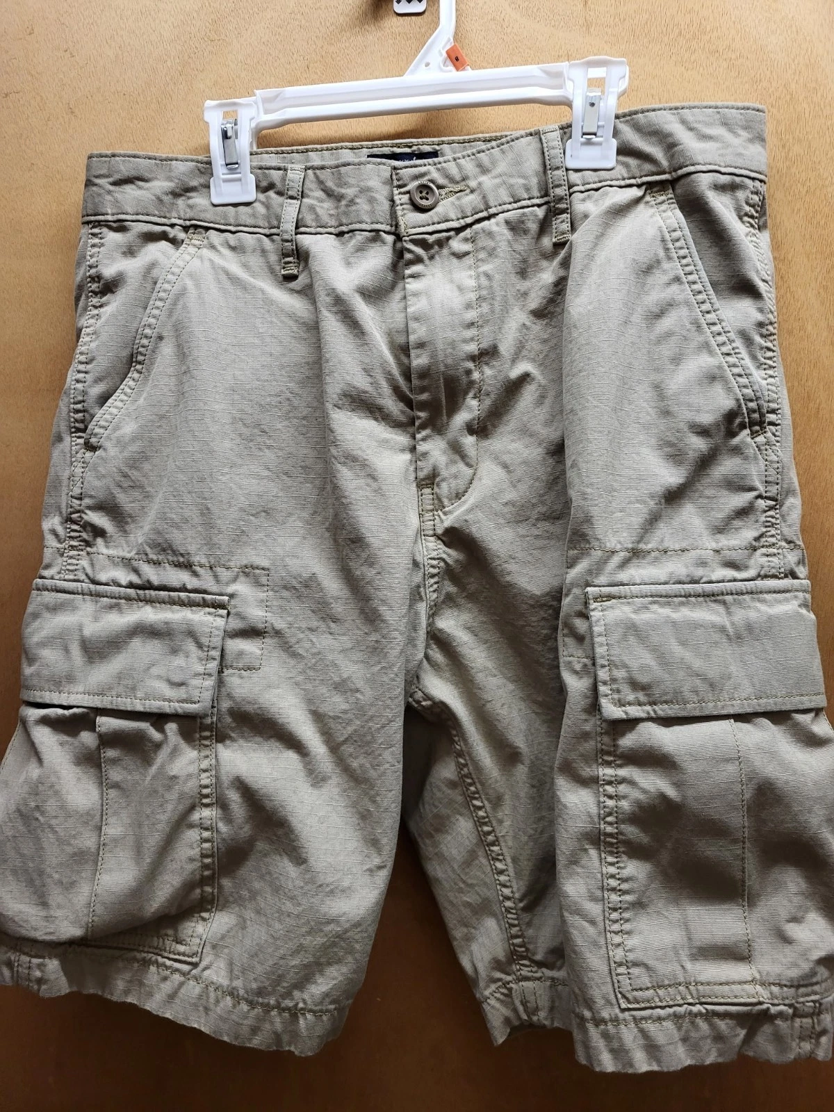Levi Strauss & Co. Shorts Mens Cargo Khaki W30 Flat Front Outdoor