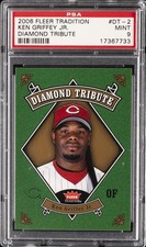 2006 FLEER TRADITION DIAMOND TRIBUTE #DT-2 KEN GRIFFEY JR. PSA 9