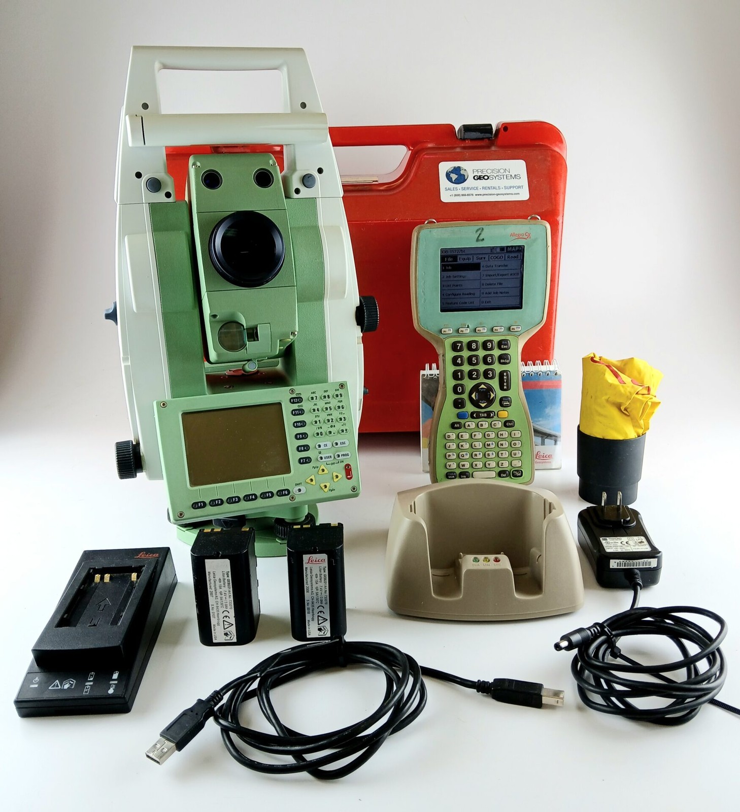 Leica TCP1205  5" Robotic Total Station with Allegro CX Data Collector