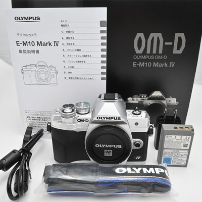 Shot count: 650 Mint OLYMPUS Mirrorless Camera OM-D E-M10 Mark IV Body Silver