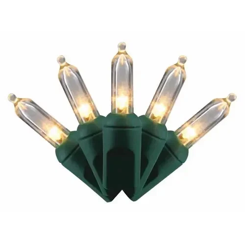 Christmas String Lights LED T5 50-ct 25' ft Warm White, Celebrations T550WWSA - Image 2 of 3