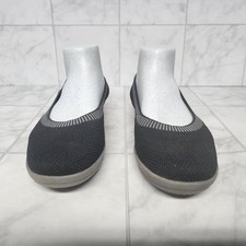 CLARKS  CLOUDSTEPPERS  AYLA PAIGE  Black Pull-On Ballet Flats  U.S. 8M  EUC 