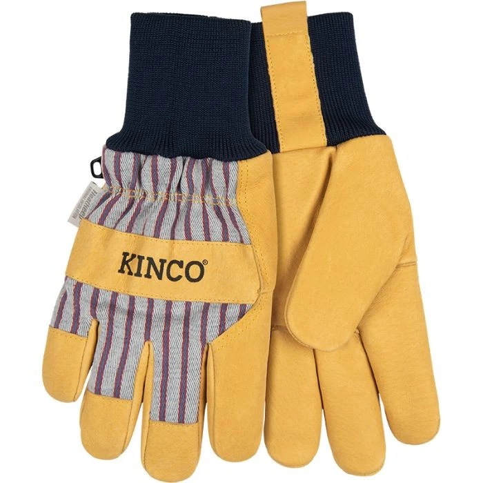 Kinco 1927KWW Lined Women's Ski Gloves, Otto Striped, Medium