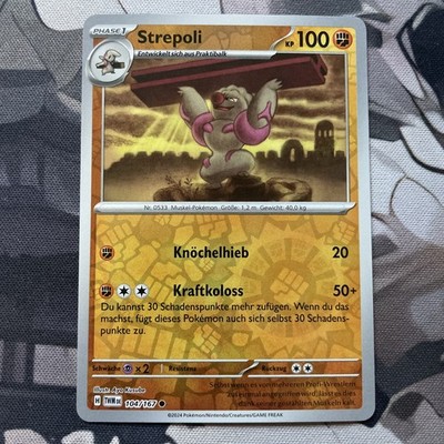 Pokemon Karte: Strepoli Reverse 104/167 Maskerade im Zwielicht TWM Deutsch NM