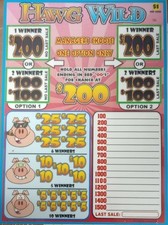 Hawg Wild 588ct Single Pull Tab game