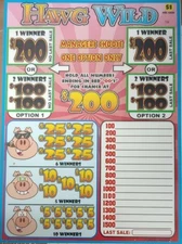 Hawg Wild 588ct Single Pull Tab game