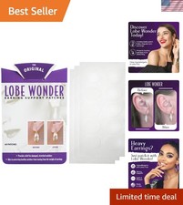Hypoallergenic Earring Support Lifter Patches 60 Clear Patches Made in USA