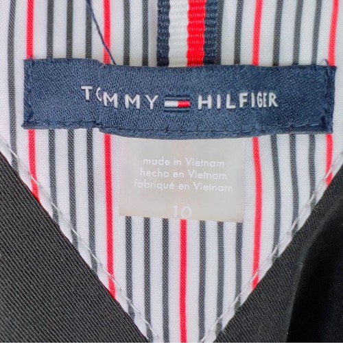 Tommy Hilfiger Jacke Größe 10 transparente Palette gemischtes Muster schwarz/grau/weiß - Bild 9 von 14