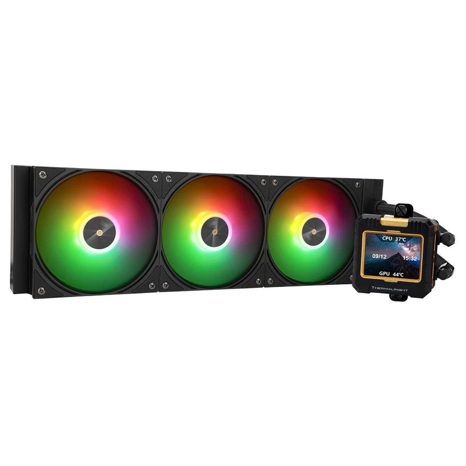 FW360 AIO Water CPU Cooler for AM4/AM5 & Intel with Customizable LCD Screen - Image 3 of 4