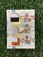 Boomer Esiason + Cris Collinsworth + Ickey Woods 2023 Flawless Triple Patch