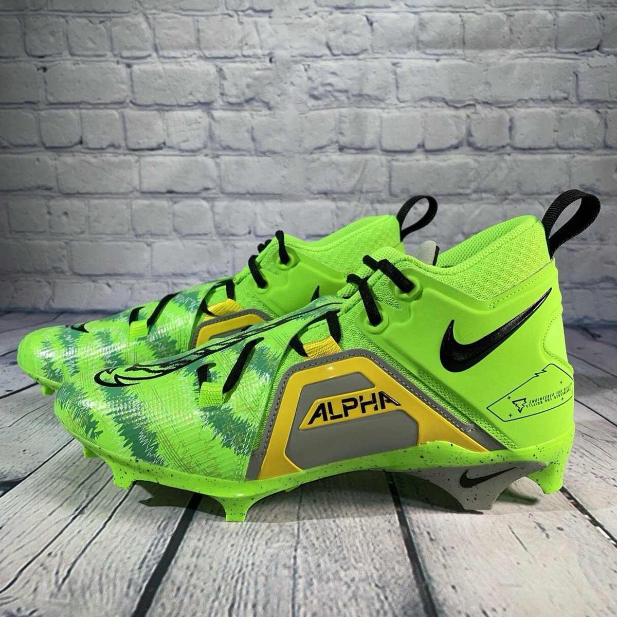 Nike Alpha Menace Pro 3 Razor-Sharp Cuts Football Cleats FB8442-303 Size 12 new Nike Alpha Menace Pro 3 Razor Sharp Cuts Football Cleats  main image 4