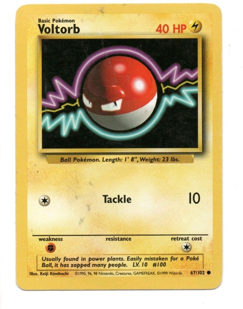 Voltorb 067/102 Base Set Regular MP