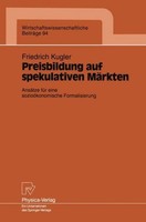 Preisbildung Auf Spekulativen MäRkten Friedrich Kugler