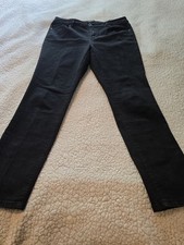 Womens Sz 12 D.jeans Black Stretch Denim Jeans Euc