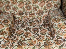 vintage caldemeyer fine furniture Floral sofa set With Arm Covers