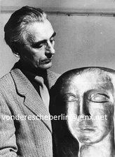 Werner ECKELT: VINTAGE Hermann GROSS NEW YORK with BronzePlastic: TWO FACES