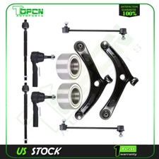 Front Lower Control Arm Ball Joint Tie Rod Wheel Bearning For 07-12 Caliber
