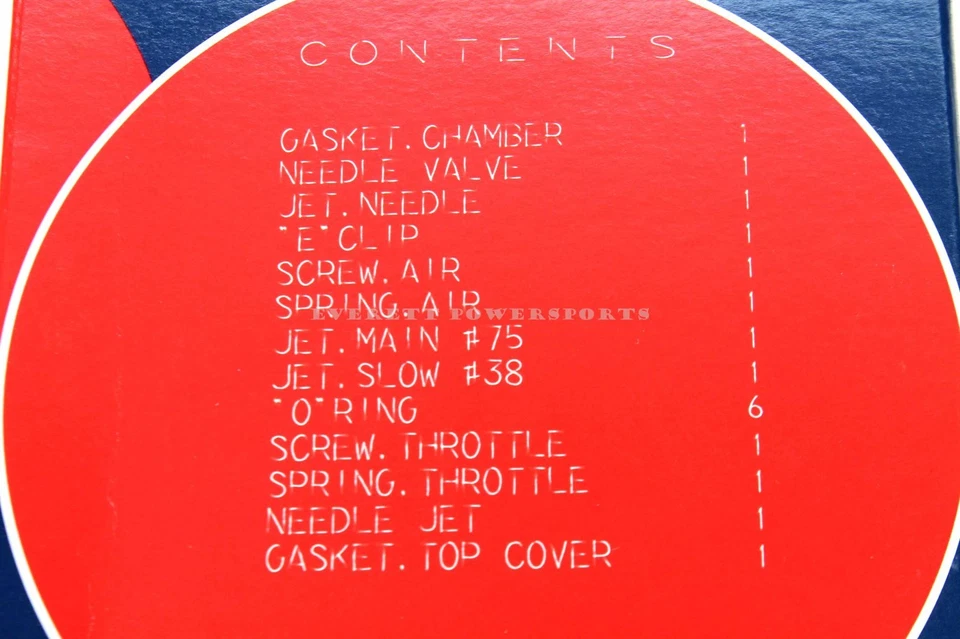 New Carburetor Rebuild Kit 64-66 Honda CT200 Trail 90 Carb Repair Set #Q131 - Image 2 of 2