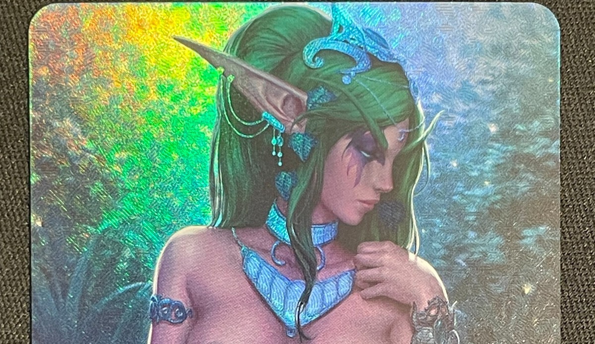 DUAL 390 Tyrande World of Warcraft Goddess Story Anime Waifu Card