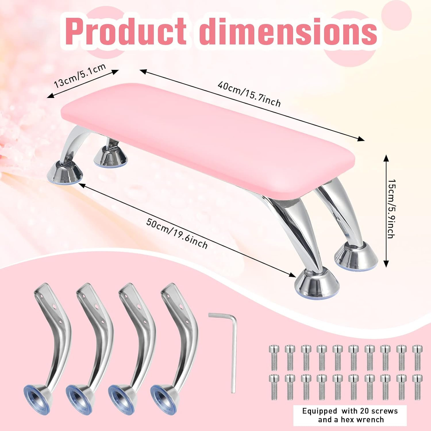 Nail Arm Rest for Acrylic Nail Hand Rest for Toenails Feet Rest Nail