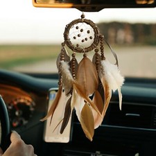 Mini Dream Catcher for Car Rear View Mirror Native American Indian Hanging Orna