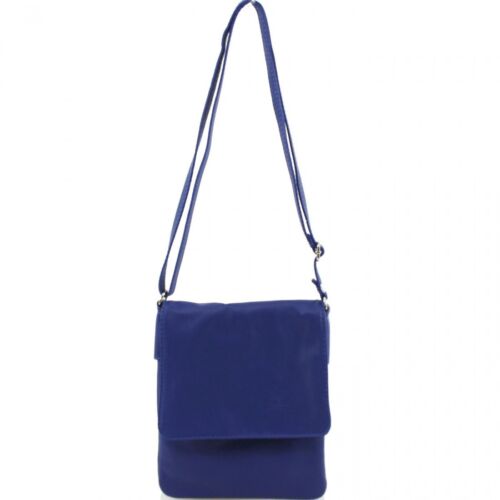 Damen Designer kleine echt italienisches Leder Klapp Umhängetasche Handytasche - Bild 22 von 28