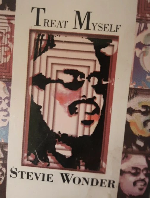 Vtg Stevie Wonder Cassette Tape Motown Music Sealed 1995 Treat Myself Single - Image 3 of 4