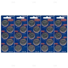 25 Murata ex SONY  CR2430 3V Lithium Coin Battery Expire 2034 FRESH-USA Seller