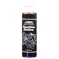 Emotion Lotion Blueberry 4oz Flavored Personal Lubricant Lube