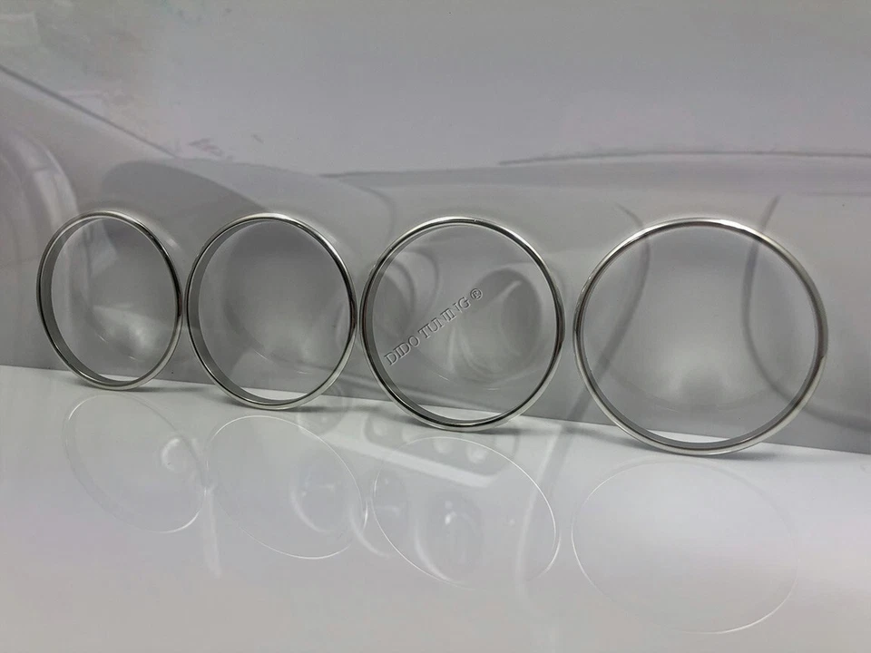 Anillos de ventilación de aire cromados pulidos de aluminio para Ford Cougar o Mercury Foto 2 de 4