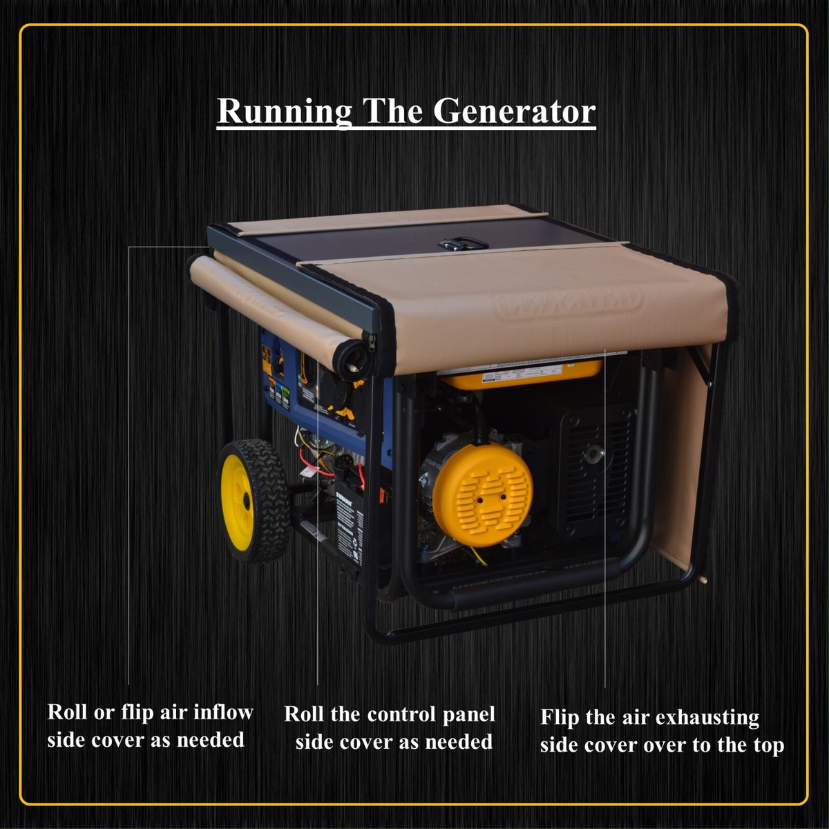 Generator Shed - Both a Generator Running Cover & Generator