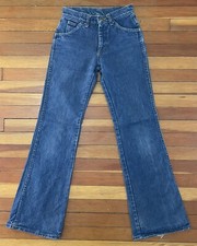 Vintage 1980  s Lee Jeans Men  s Sz. 26 Made in Canada Metal Pocket Tag