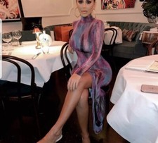 Longsleeve Backless Bodysuit Dress