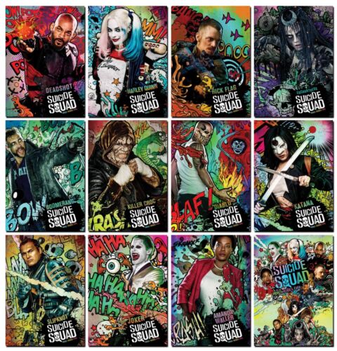 Película Escuadrón Suicida - Set de promoción de 12 tarjetas - Joker Harley Quinn Deadshot - Imagen 1 de 2