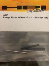 HPI Racing A281 Flange Shaft Set 3 x 36mm/A282 3 x 42mm •
