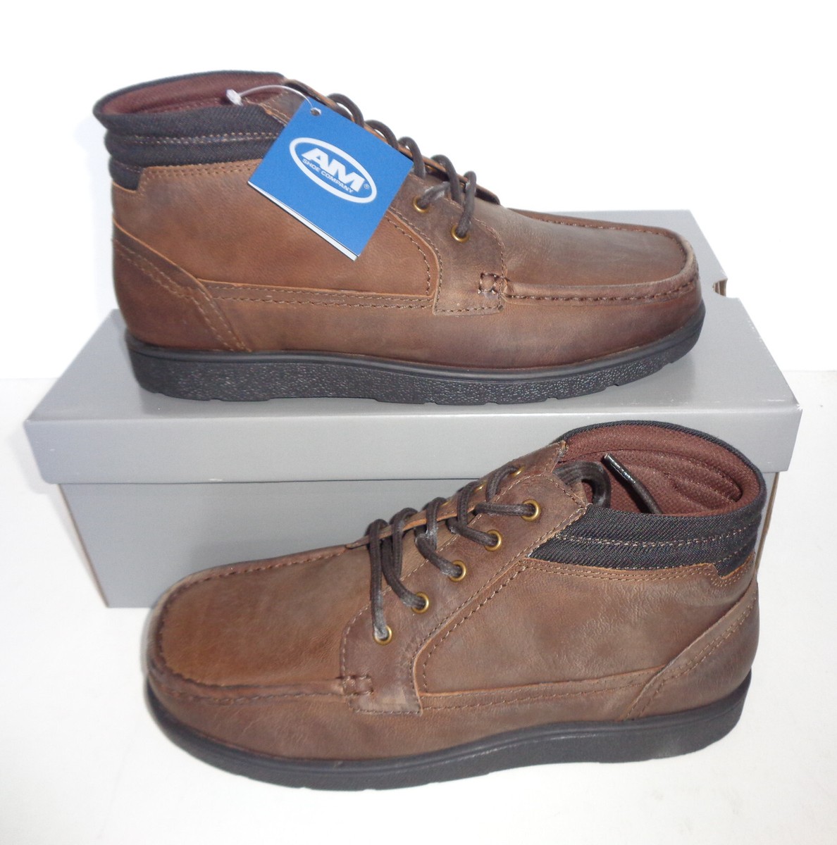 Lace Up Deichmann Am Shoe Mens Leather Brown Boots Ankle