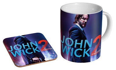 John Wick Kapitel 2 - Kaffee-/Teebecher und Untersetzer Geschenkset