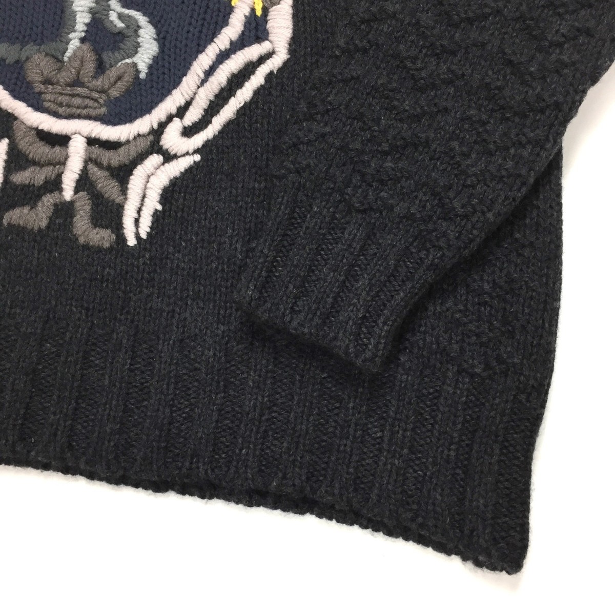 NWT $2495 Dolce & Gabbana FW14 RUNWAY Lion Crest Intarsia