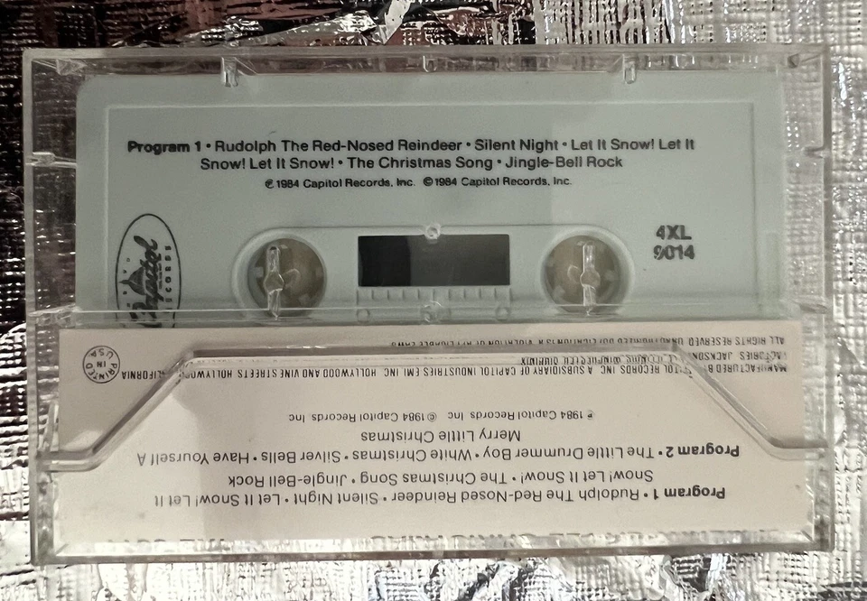 Wayne Newton - A Merry Little Christmas Cassette Tape Christmas Holiday Music Foto 4 de 4